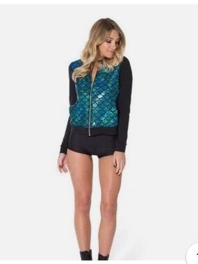 Blackmilk Merboy Bomber Zip Jacket